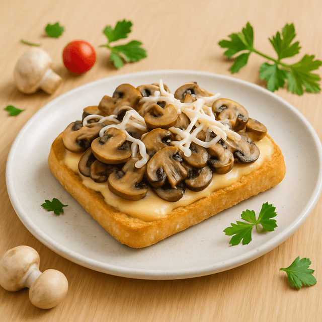 Tostada de Champiñones