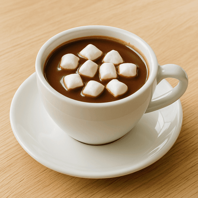 Chocolate Caliente con Marshmallow